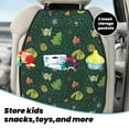 thumbnail image 5 of Naloa Camp In The Forest 2Pcs Anti-Kick Back Seat Cover Kick Mat, Car Seat Protector with 3 Storage Pockets, 5 of 8