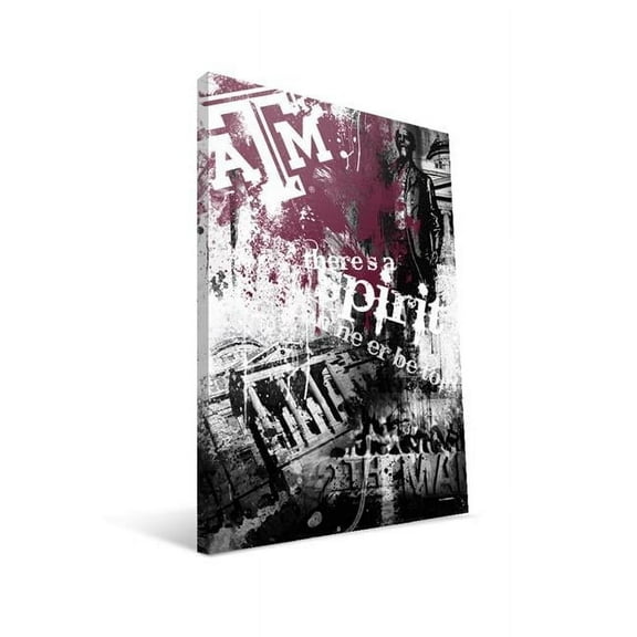 Texas A&M Spirit 24x36 Canvas - Gig Em Aggies!-