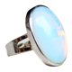 thumbnail image 1 of Vintage Moonstone Gemstone Oval Wedding Band Aniversario Mujer Joyería - Ópalo Sunnimix Anillo ovalado de Cystal, 1 of 6