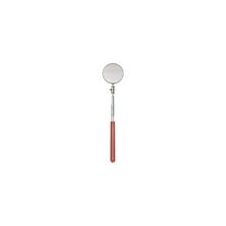 Telescoping Inspection Mirror, Round, 3-1/4 in dia, 11 in L to 15 in L