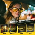 thumbnail image 2 of TINHAO Night Vision Driving Glasses Fit Over Eyeglasses for Men Women Polarized Nighttime Glasses Oversized Lens, 2 of 6