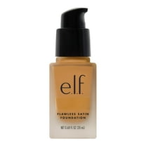 e.l.f. Flawless Satin Foundation, Almond, 0.68 fl oz