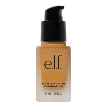 e.l.f. Flawless Satin Foundation, Almond, 0.68 fl oz