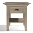 thumbnail image 2 of Simpli Home Redmond Wood 19" Square Transitional End Table in Gray, 2 of 11