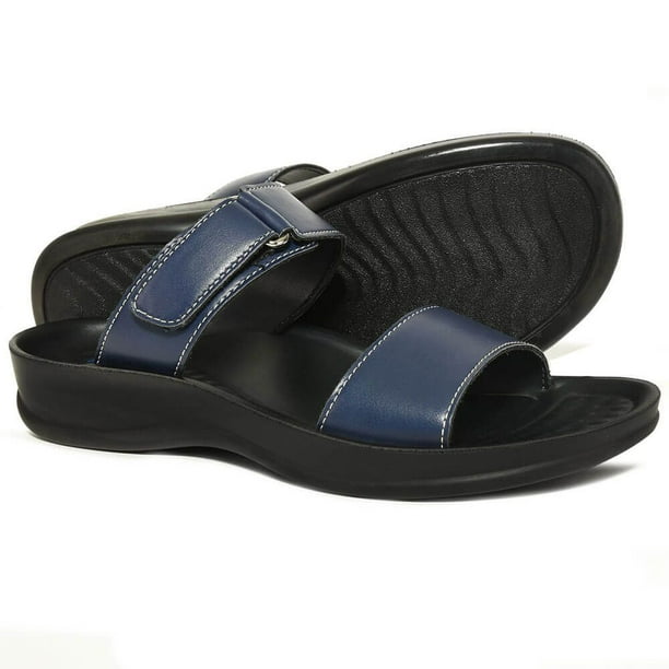 Aerothotic Aerothotic Rustic Velcro Strap Women Slide Sandals