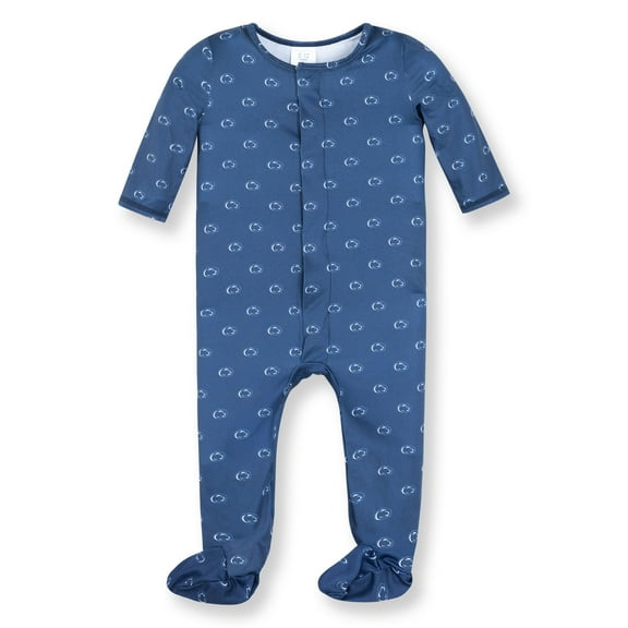 Newborn & Infant ZooZatz Navy Penn State Nittany Lions Magnetic Closure Sleeper