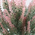 thumbnail image 5 of TENCHY Artificial Lavender Fake Flowers, 6 Bundles White Lifelike Faux Foliage Plants Shrubs for Wedding Bouquets, Outside Hanging Planter, Farmhouse Indoor Outdoor Patio Home Decor A, 5 of 5