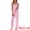 Pink, variant on DARING DIVA Women's Pajama Set Cami Jersey Knit Adjustable Spaghetti Strap Pants XS Black