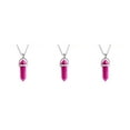 thumbnail image 3 of Colgantes de cristal Minnieouse Hexágono Rosa rojo CBP468206, 3 of 6
