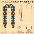 thumbnail image 2 of Alaiyaky 3 Pcs Mexican Graduation Stole Set Senior 2026 Graduation Honor Stole for Adult Unisex College Graduation's Day Grad Celebration, 2 of 8