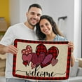 thumbnail image 6 of Valentine's Day Non- Heart Doormat - Indoor Outdoor Entrance & Bathroom Mat | Dirt Trapper for Valentine's Day Decor,Watermelon Red, 6 of 7
