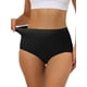 thumbnail image 1 of INSPIRAR CHIC Bragas de Mujer Elásticas de Cintura Alta Sin Forro Transpirables Sin Marca S Negro, 1 of 4