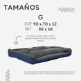 thumbnail image 3 of Cama Para Perro Alebripets  Cama Grande Azul Marino, 3 of 8