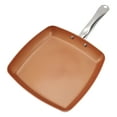 thumbnail image 1 of Anti Stick Freying Ban, Versátil Disipación de Calor Uniforme Fácil de Limpiar la Sartén Cuadrado de aluminio para estufas de gas Coachadoras de inducción, 1 of 7
