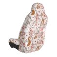 thumbnail image 2 of Wukai Autumn Floral Deer Full Set Car Seat Covers with Soft Padding Universal Auto Front Seats Protector and Cushion Mat, 2 of 5