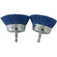 thumbnail image 7 of 3 Inch Abrasive Wire Nylon Cup Brush for Drill,Grit 80 with 1/4" Shank (Pack of 2, Blue), 7 of 7