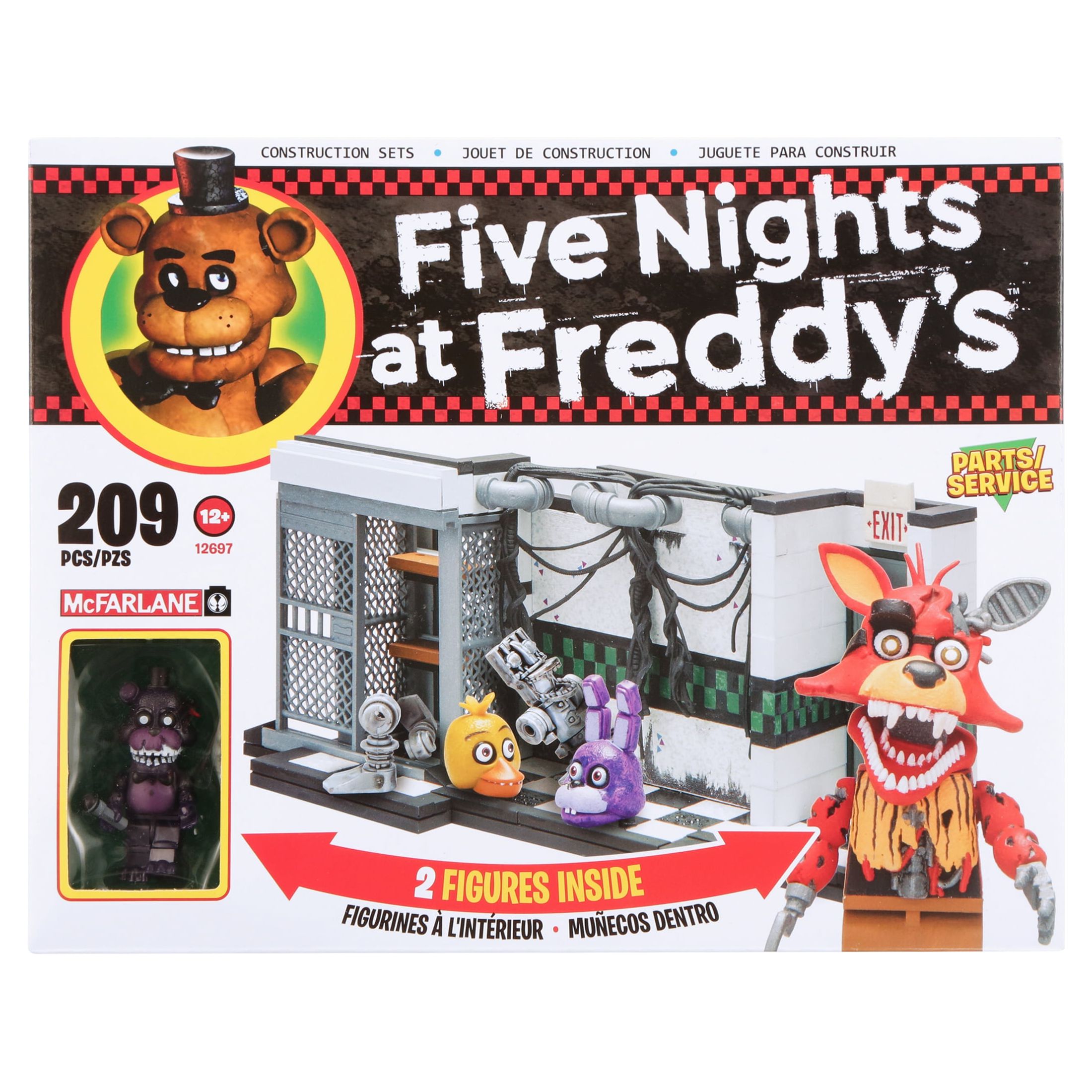 Five Nights at Freddy's Series 6 Parts And Services Micro Construction Set