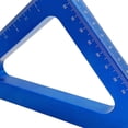 thumbnail image 2 of Regla de ángulo de 45/90 grados, escala métrica Imperial, escuadra, herramienta de bricolaje para carpintería, 2 of 5