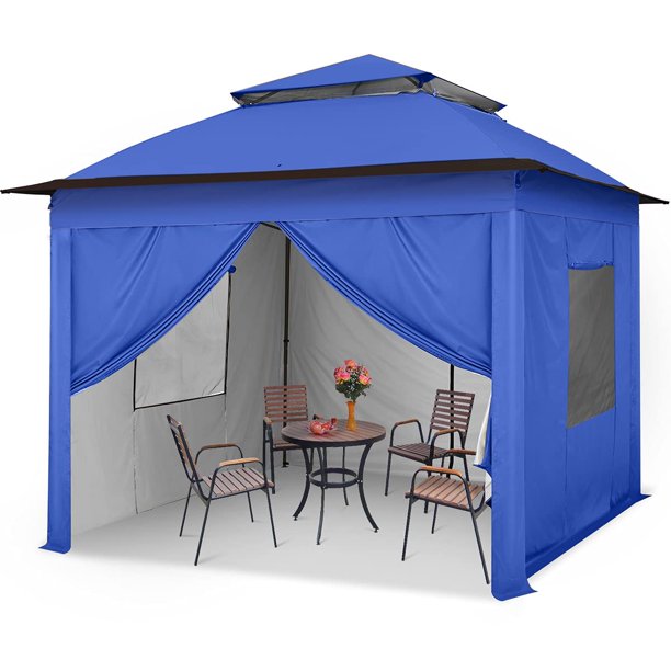 Quictent 11x11 Pop up Gazebo Canopy Tent with Sidewalls Instant Outdoor