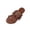 Brown, variant on Summer Sandals for Women Fashionable and Casual Style Outer Wear Strap Flat Beach Slippers