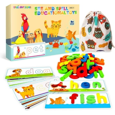 WonderFoam Magnetic Sign Language Letters, Red & Blue Colors, Assorted ...