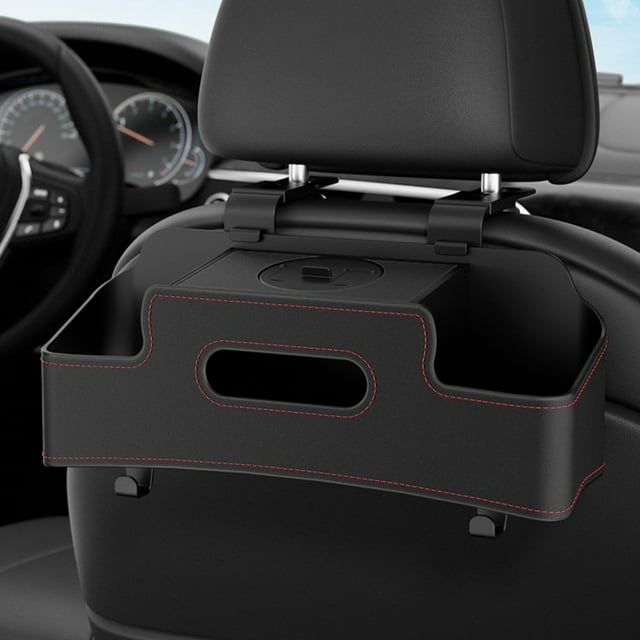 Box of Tissues, Storage Boxes for Organizing, Car Seat Back Storage Box Multi-Functional Storage Box Car Tissue Box Water Cup Storage Box Storage Bag, Large Storage Bags, Car Seat Bag, Car Seat Hooks