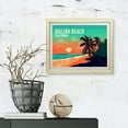 thumbnail image 4 of Designs ByLITA Malibu Beach California, 5 x 7 Wooden Wall Print (Framed) | Multiple Frame Options | Stylish Retro Famous US Beach Art, 4 of 6