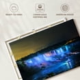 thumbnail image 6 of Elephant Stock Colorful Niagara Falls Wall Art - Horizontal Canvas Wall Art - Living Room Wall Decor - Nature Canvas - Black And Blue Decor - 51" x 34", 6 of 8
