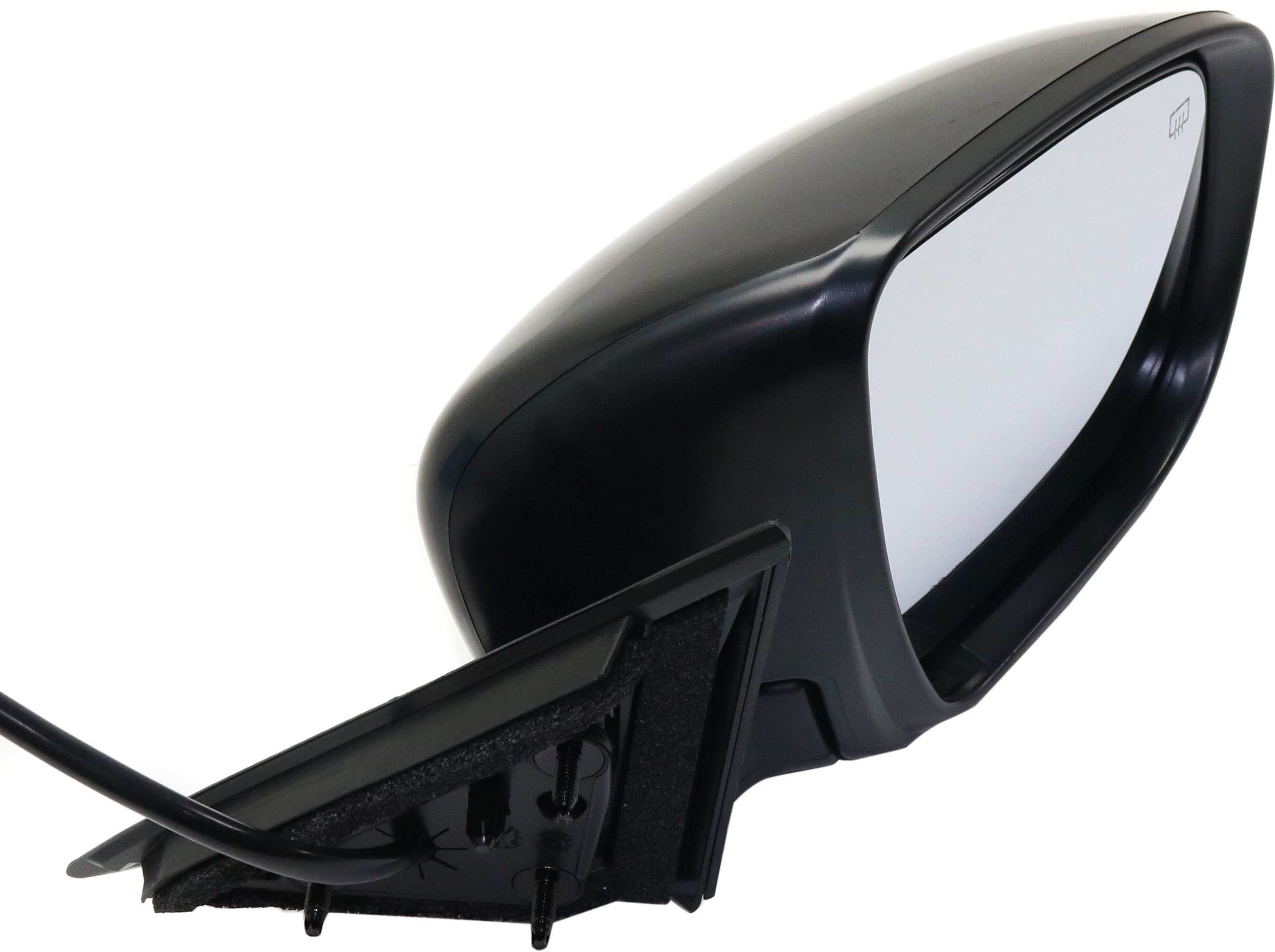 Mirror Compatible With 2017-2019 Nissan Rogue Right Passenger Side Heated In-housing Signal Light Paintable Kool-Vue