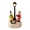 B, variant on Tuscom Light Up Christmas Village Resin Figurine, Mini Winter Snow Scene LED Desktop Ornament with Santa and Street Lamp for Mantel Shelf Holiday Decor