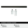 thumbnail image 2 of Amerock Bar Pulls 5-1/16 inch (128mm) Center-to-Center Black Bronze Cabinet Pull, 2 of 4
