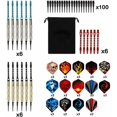 thumbnail image 2 of Seek Your Victory With Our Professional Dart Set, Red Shape Design For Improved Accuracy, 18 Gram Brass Steel Barrels Ensure Stability In Flight, 2 of 5