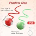 thumbnail image 3 of QualitChoice Cat Rolling Ball Toy And Pelota Interactiva Para Perros Keeps Pets Active With Fun Rolling And, 3 of 6