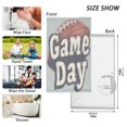 thumbnail image 6 of Yayeee 100% Cotton Hand Towels for Bathroom 16" x 28" Soft Absorbent Kitchen Towel, Gray Game Day, 6 of 7