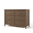 thumbnail image 3 of Graco Classic 6 Drawer Nursery Dresser, Hazelnut, 3 of 13