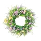 thumbnail image 4 of Corona de flores artificiales para decoración de puertas, corona de primavera, decoración del hogar, corona floral 45 centímetros, 4 of 9