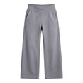 thumbnail image 5 of Ovbmpzd Loose Pants Yoga Wide-Leg Gray Active High Wasited Leggings Casual Tummy Control Leggings With Pockets,XL, 5 of 6