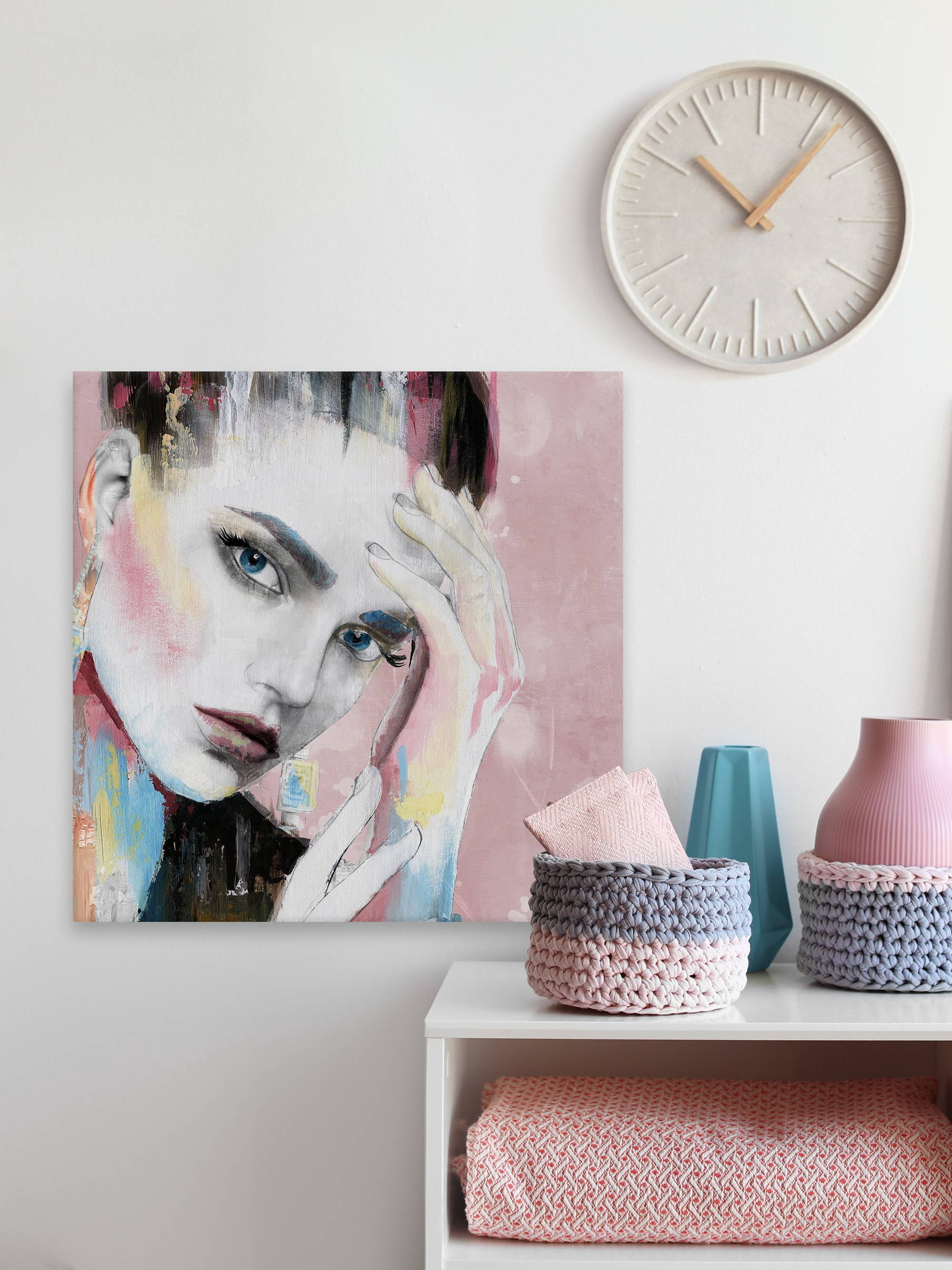 Parvez Taj Doubtful Pose II Canvas Wall Art