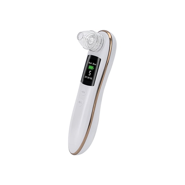 Vogacara Removedor de espinillas eléctrico, cuidado de eliminación portátil recargable, succión al vacío, Extractor de cara de salón Universal de Protección de la piel Blanco Vogacara CE013915-01