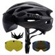 thumbnail image 1 of LOCLE-casco de ciclismo con gafas magnéticas para hombre y mujer, casco con visera extraíble para bicicleta de montaña y carretera, talla M/L/XL Fivean Cascos de ciclismo, 1 of 2