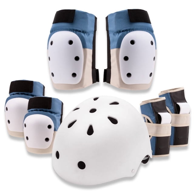 Equipo de protección para patinetas para adultos, equipo de protección para patinar sobre ruedas para niños, rodilleras de tortuga para patinar, juego de seis piezas engrosadas que se pueden agregar