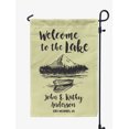 thumbnail image 1 of Printtoo Tan Welcome To The Lake Outdoor Personalized Camping Flags For Campers Double Sided CampsiteFlagOutdoor GardenFlags, 1 of 4