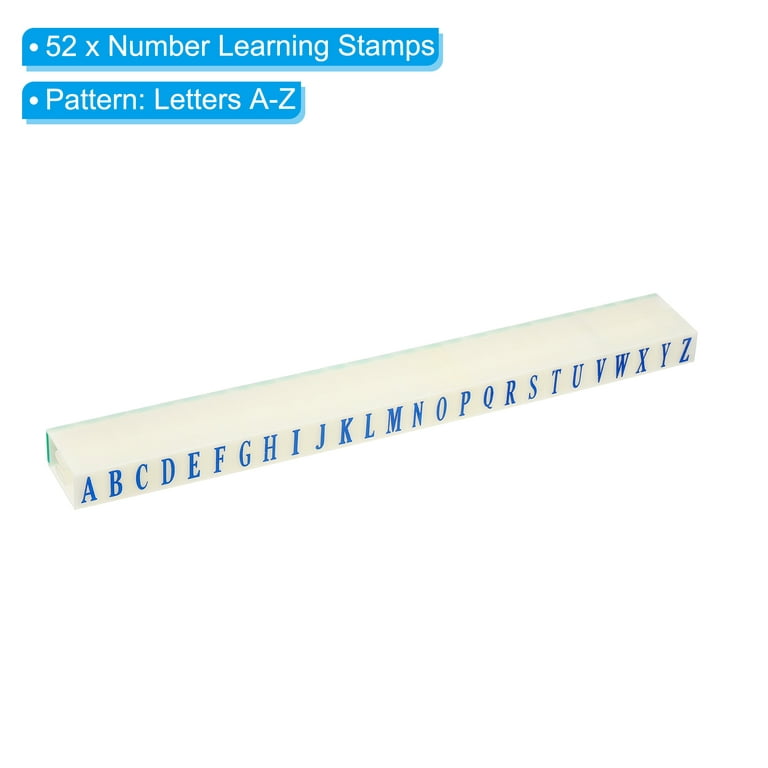 Detachable Number Letter Stamp Plastic Font Size 4 Numeral 0-9 Alphabet A-Z  Set
