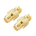 thumbnail image 1 of Durable Easy To Use Metal Coaxial Coax Adapter, Coaxial Adapter, Practical RF Adapter, For RF Applications Coaxial Cable, 1 of 8