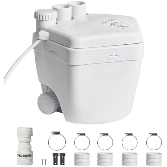 1/3 HP Utility Sink Drain Pump System,1500 GPH,18ft Head,Oil-Filled Motor compatible with Laundry Basement Shower,ETL Listed$$Tools & Hardware Other