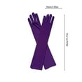 thumbnail image 3 of hengsof Long Stretch Spandex Party Gloves Flapper Accessories for Women Wedding Evening Velvet Elbow Gloves, 3 of 7
