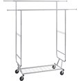 thumbnail image 1 of Hopper Portant à Vêtements Robuste Double Tringle Portant à Vêtements pour Suspendre Vêtements Hauteur Réglable et Longueur Extensible Portant à Vêtements avec Zone de Rangement Inférieure 600 lbs Charge, 1 of 8