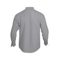 thumbnail image 5 of ZUKMRJPC Mens Linen Shirts Casual Long Sleeve Button Down Stand Collar Lightweight Breathable Pullover Solid Color Daily Tops, 5 of 7