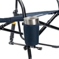 thumbnail image 5 of GCI Outdoor Grab & Go Rocker Low Profile Rocking Camping Chair with Cup Holder, Indigo Colorblock, 5 of 12