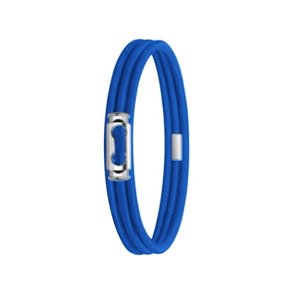 Trash Can Bands Adjustable Rubber Garbage Trash Can Bands, Durable Reusable Elastic Trash Trash Can Bag Holder Trash Can Bungee Cord Elastic Trash Can Strap, 1Pc, Multicolor(Blue,14x14")